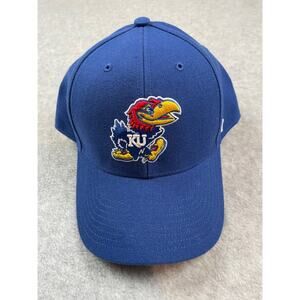 Kansas Jayhawks KU Blue 47 Brand Adjustable Strapback Hat OSFA NCAA